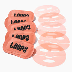 LOOPS hydrogel close-up revealing smooth gel texture for deep hydration
