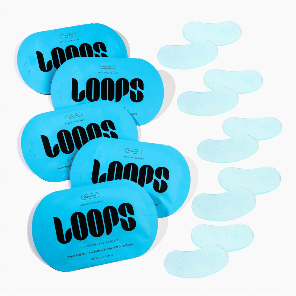LOOPS hydrogel texture detail emphasizing cling and serum delivery