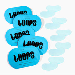 LOOPS hydrogel texture detail emphasizing cling and serum delivery
