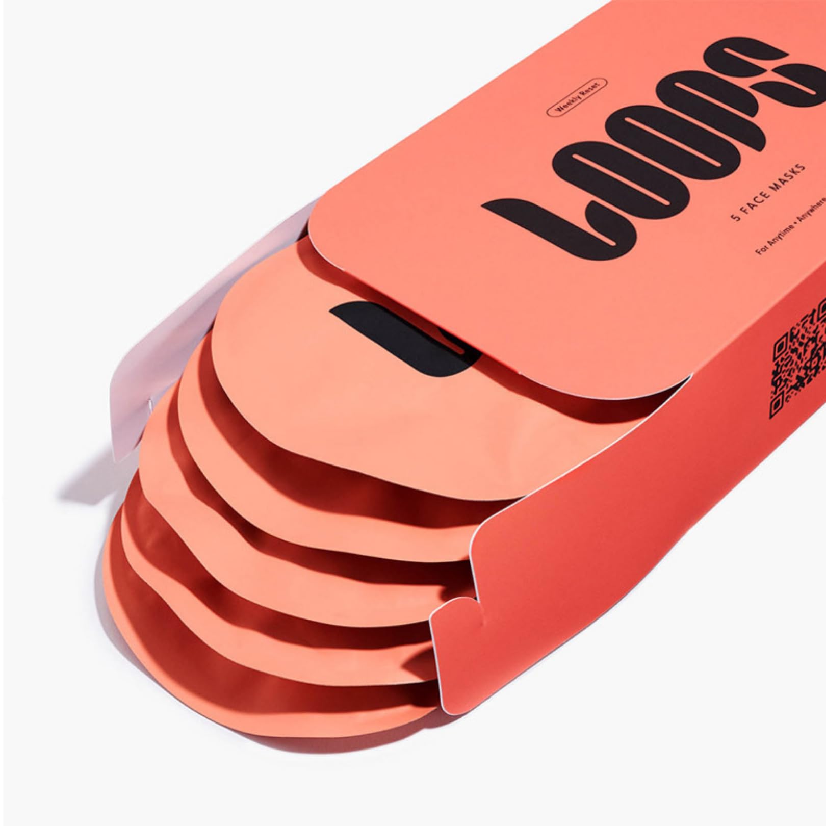 LOOPS two-piece mask on face illustrating comfortable tailored fit