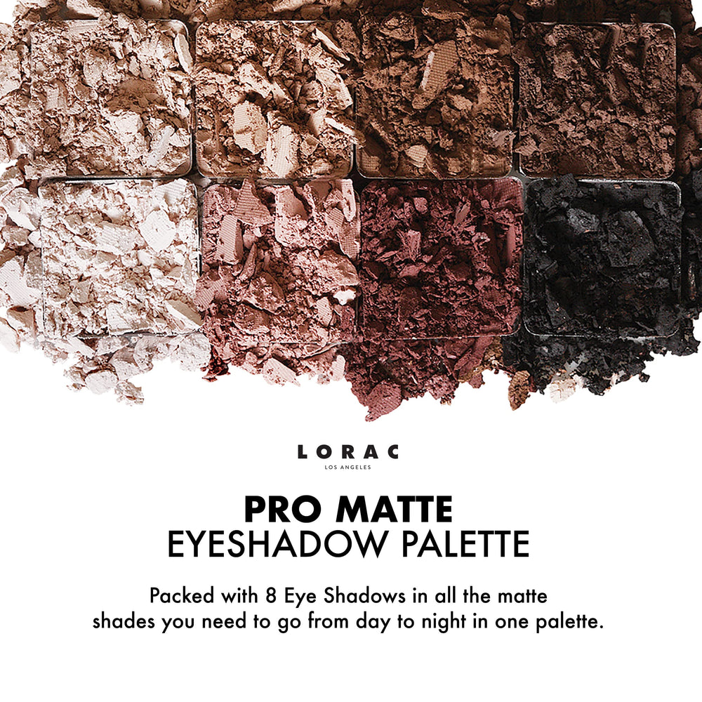 LORAC swatched texture on skin showing creamy matte finish and true payoff