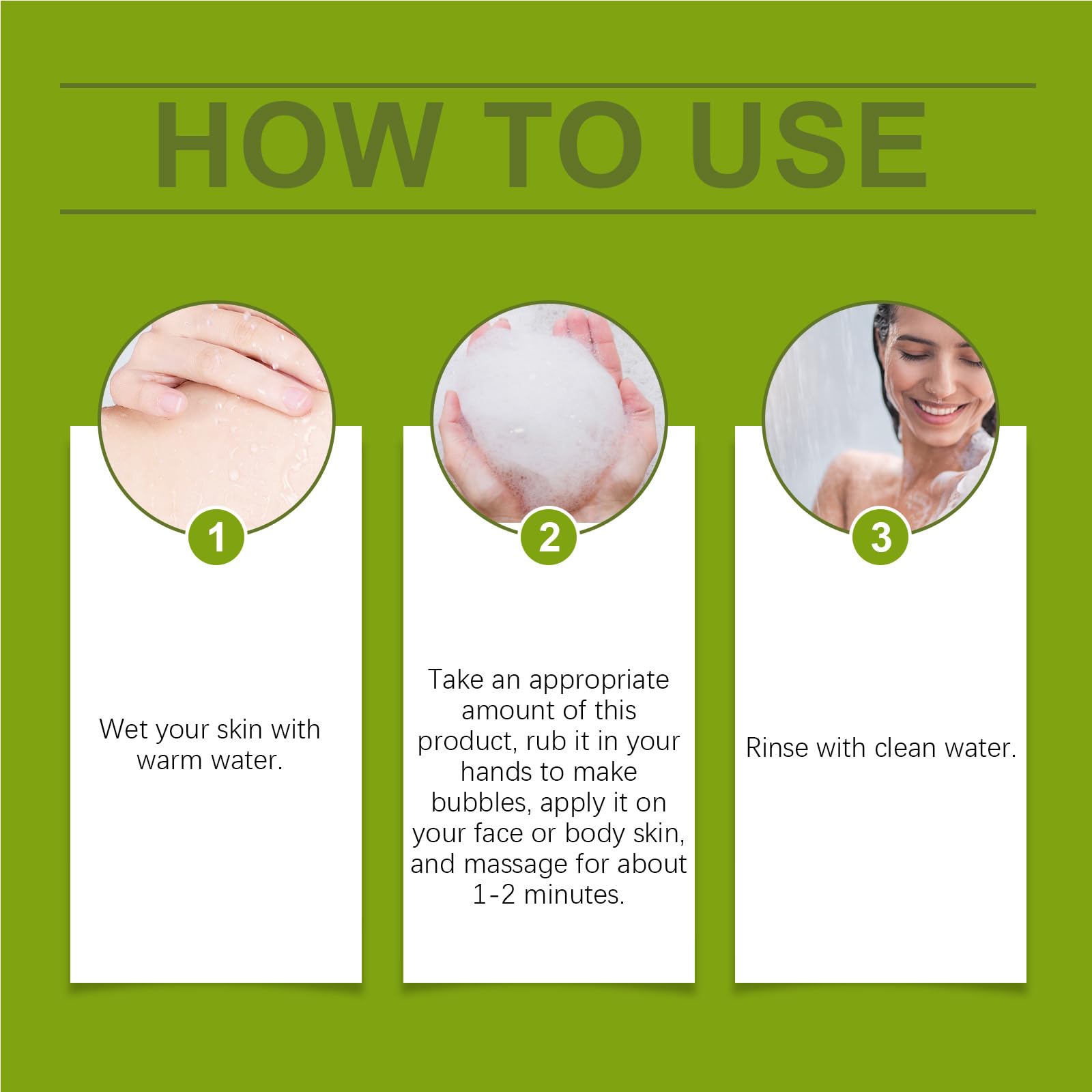 Loravey soap in use on feet during shower for refreshed skin