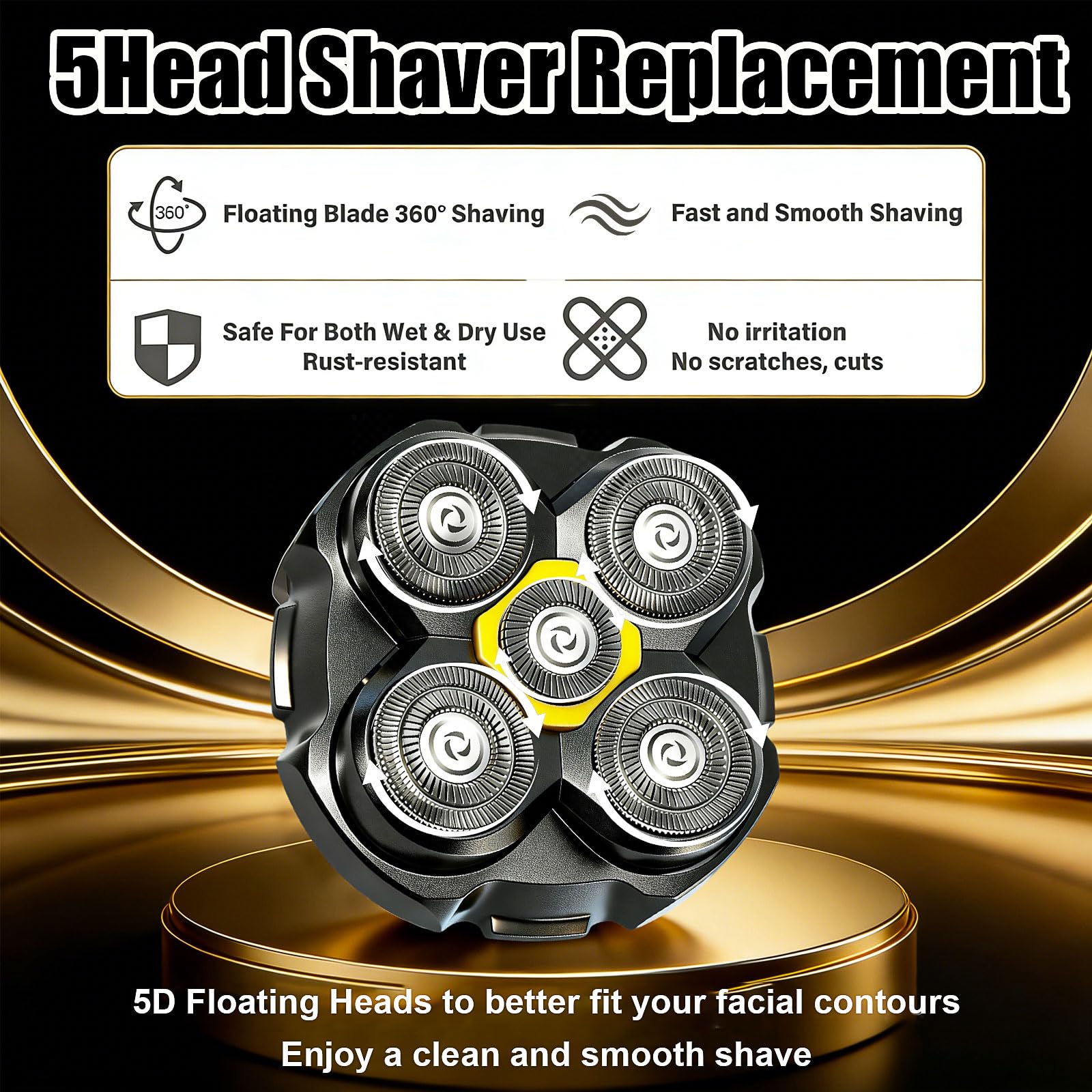 LOREAD head installed on MicroTouch Titanium shaver showing restored performance