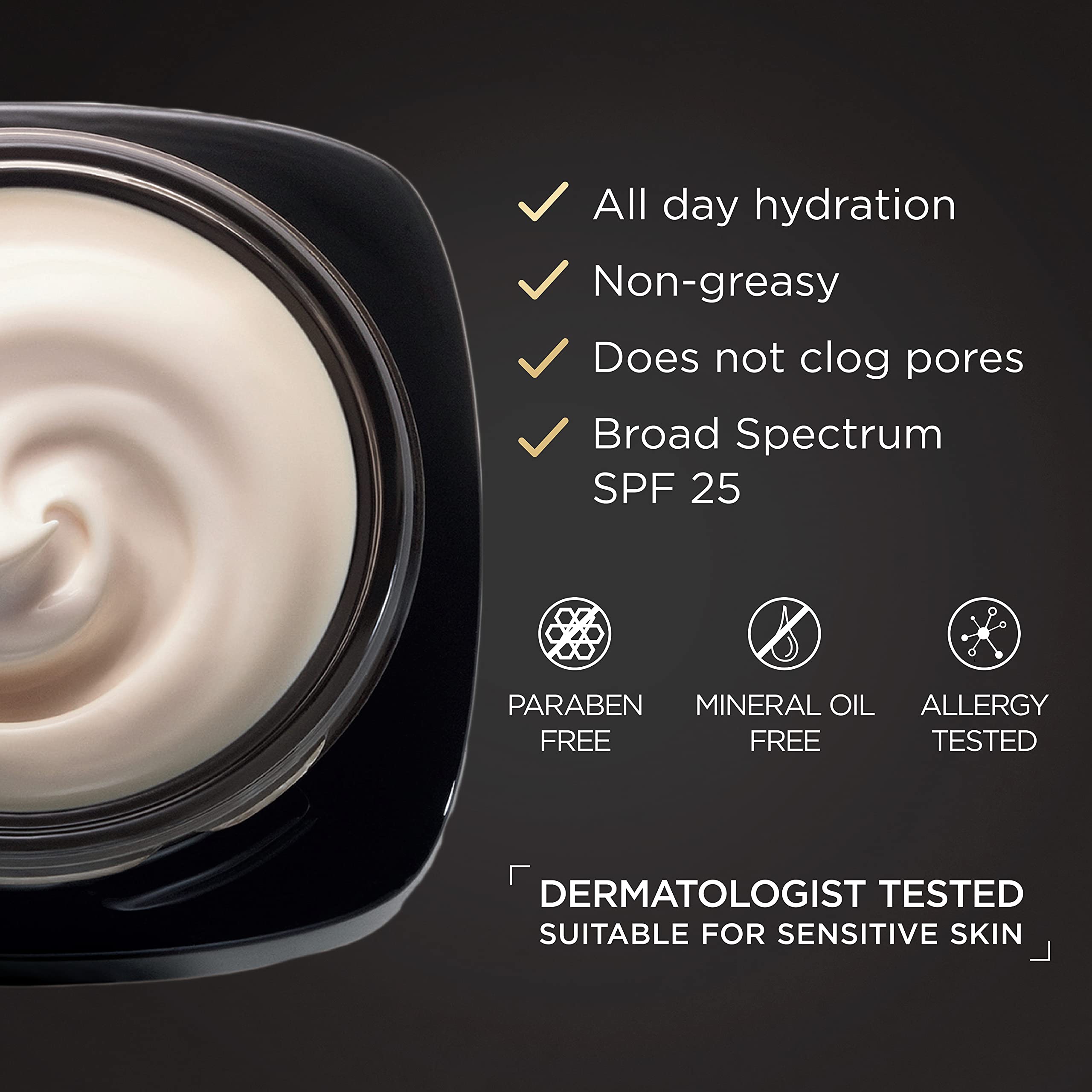 L'Oreal Paris ingredient graphic illustrating patented antioxidant and Vitamin E boost