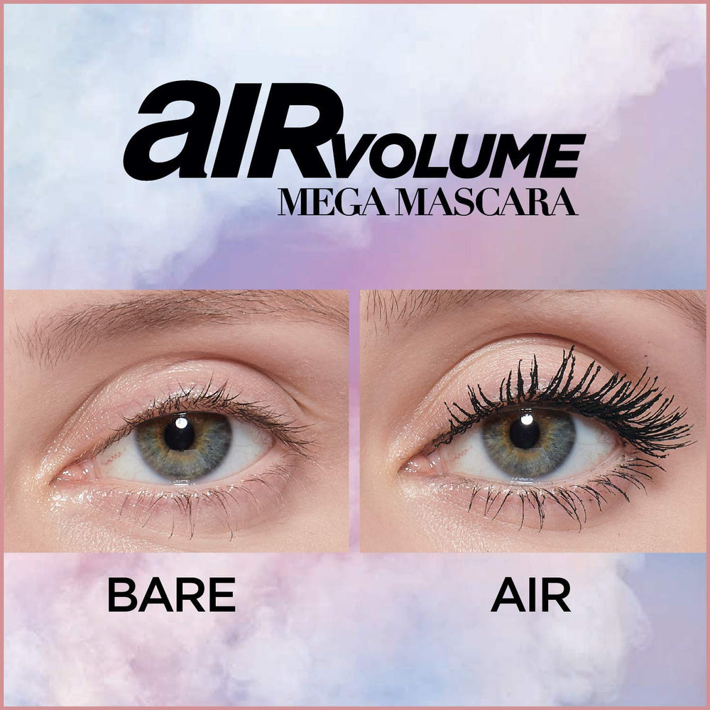 L'Oreal Paris mascara applied on lashes showing separation and lift