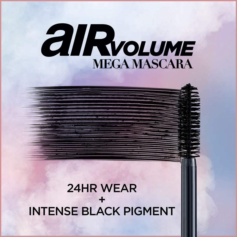 L'Oreal Paris open tube detail showing dense, black pigment in formula