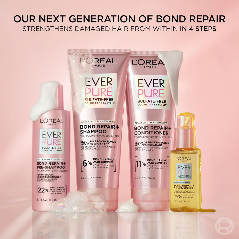 L'Oreal Paris pump dispensing shampoo for controlled application
