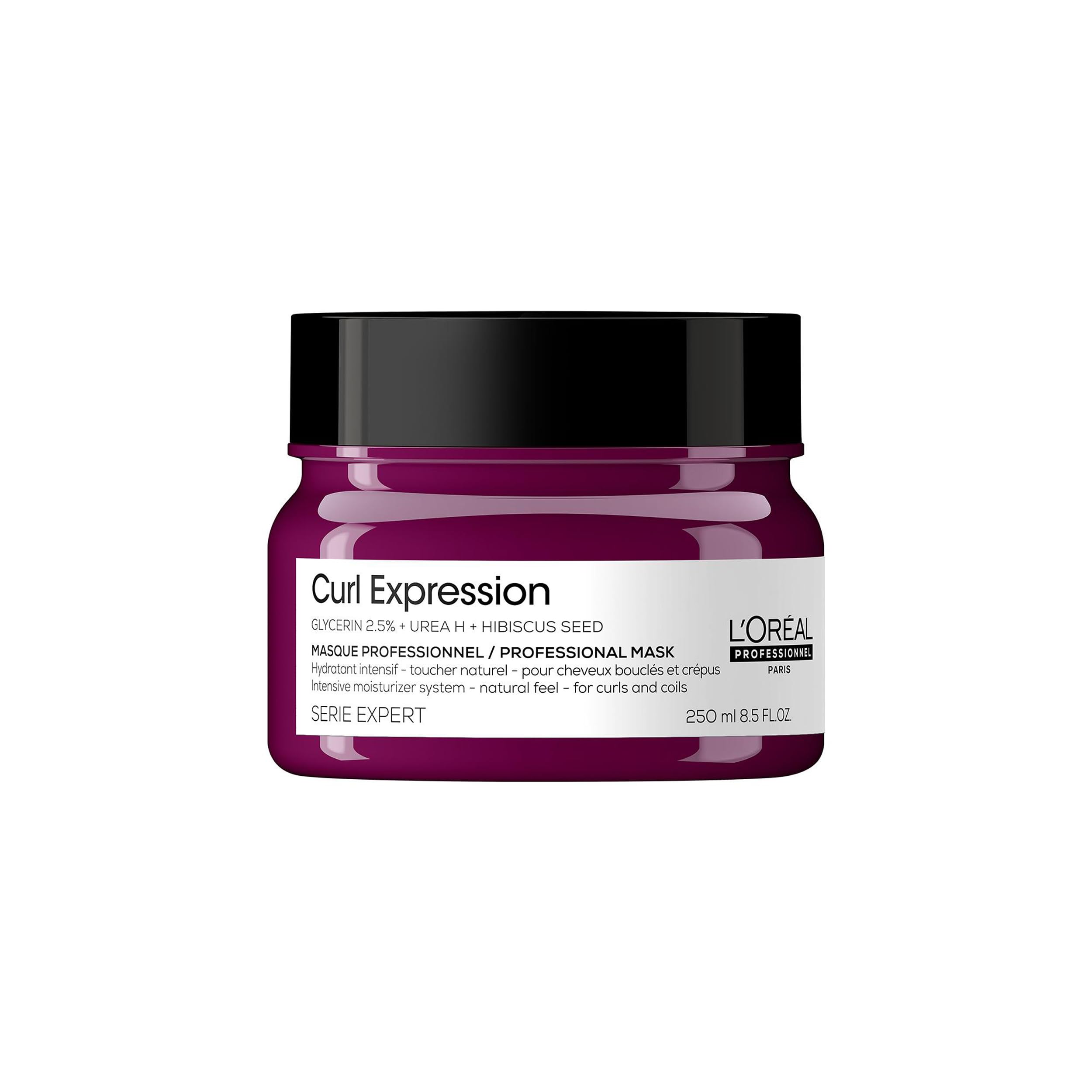 L'Oréal Professionnel Paris mask front packaging showing professional benefits