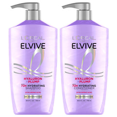L'Oreal Elvive front packaging showing duo for visible hydration