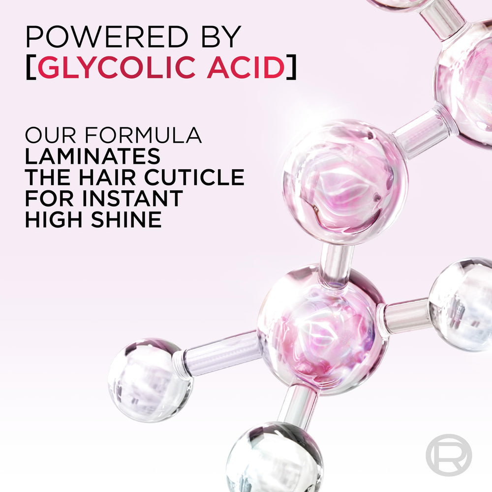 L'Oreal Paris shampoo foam texture close-up showing gentle cleansing benefit
