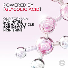 L'Oreal Paris shampoo foam texture close-up showing gentle cleansing benefit