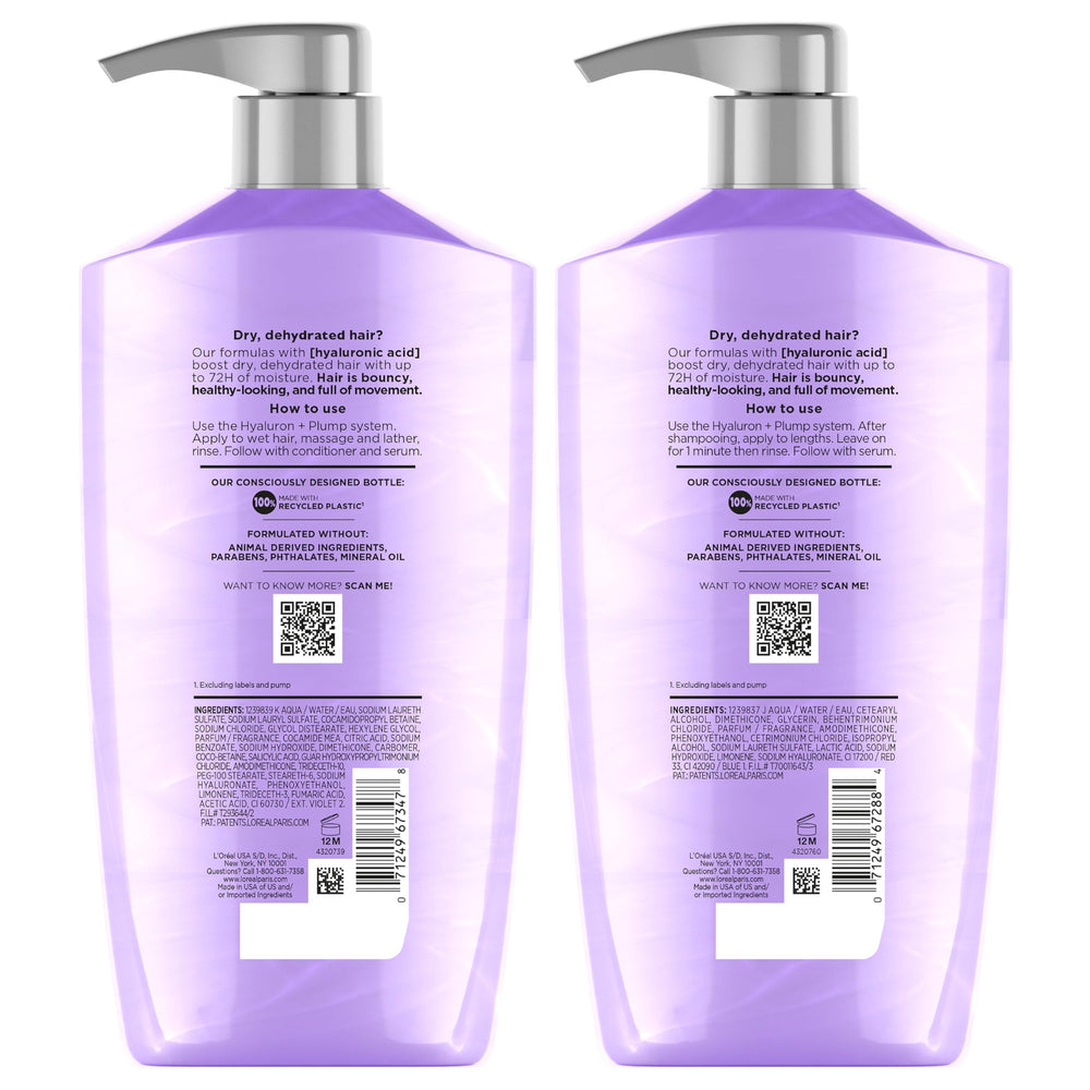 L'Oreal Elvive treated hair after use showing shine and bounce