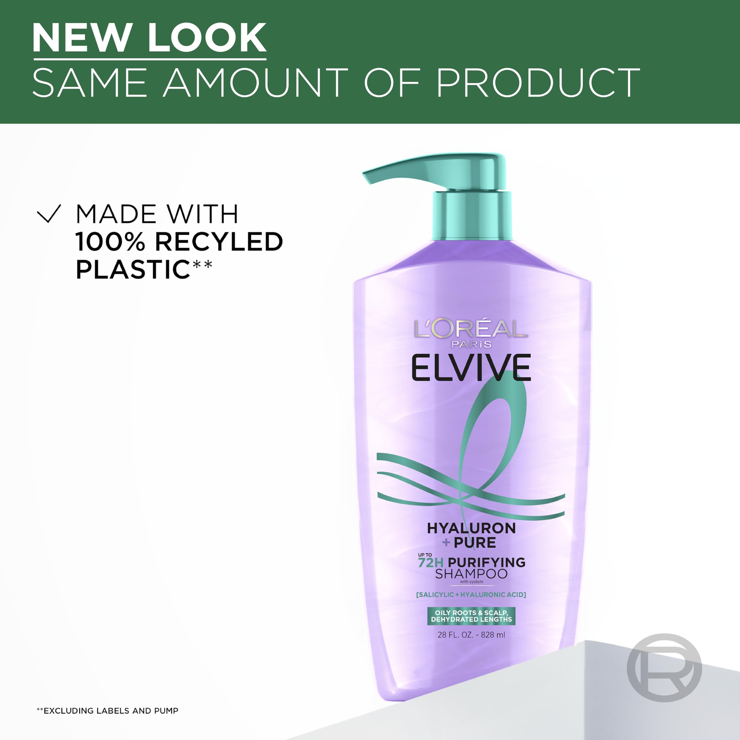 L'Oreal Elvive applied to wet hair illustrating easy application