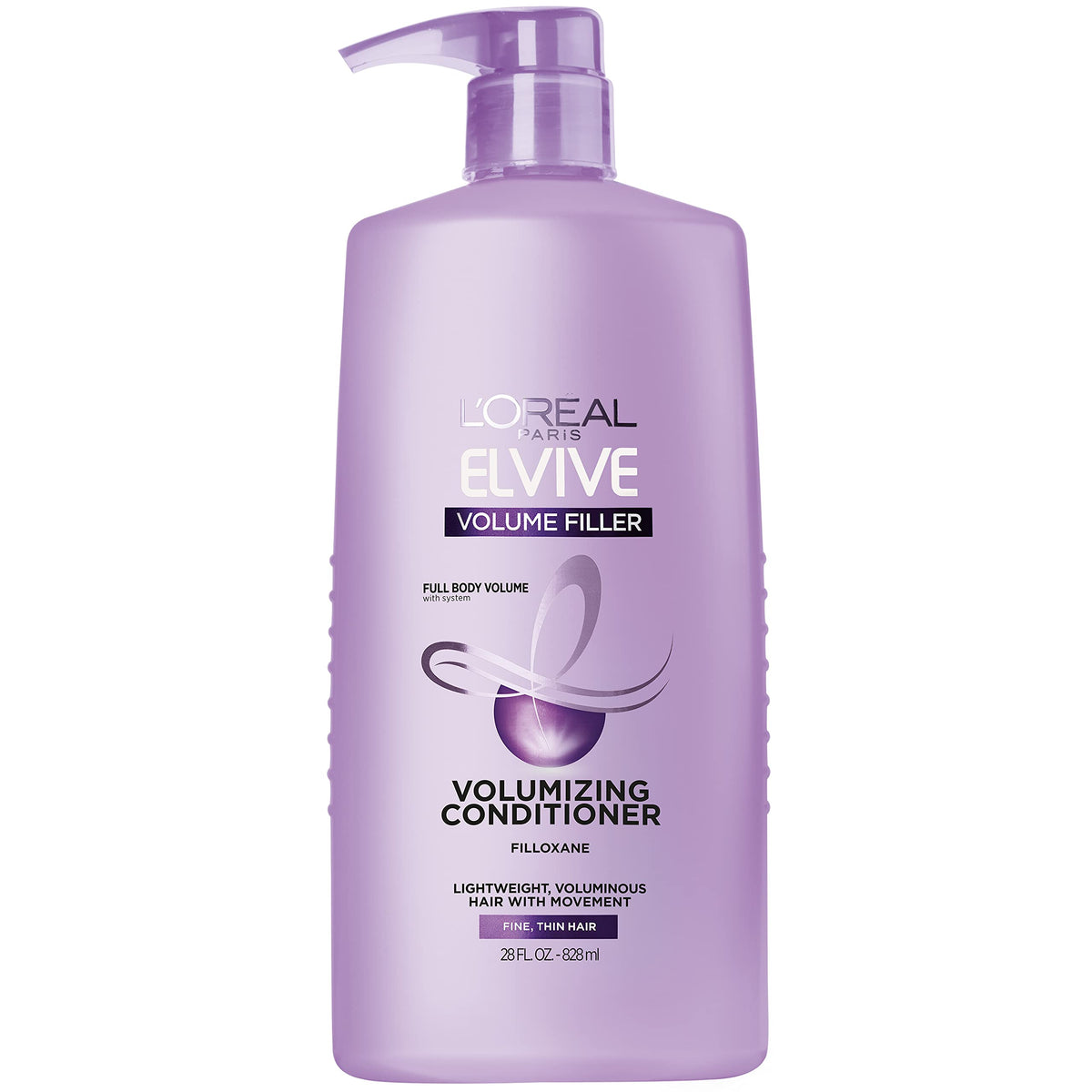 L'Oreal Paris front packaging showing 28 fl oz bottle and product name for clear identification and shelf appeal