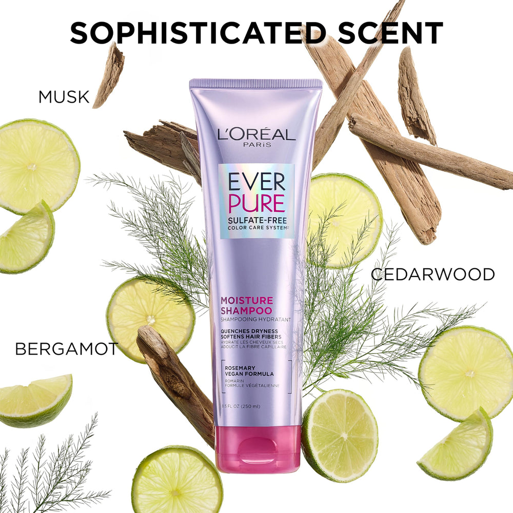 L'Oreal Paris rich lather in palm demonstrating creamy foam and clean rinse benefit