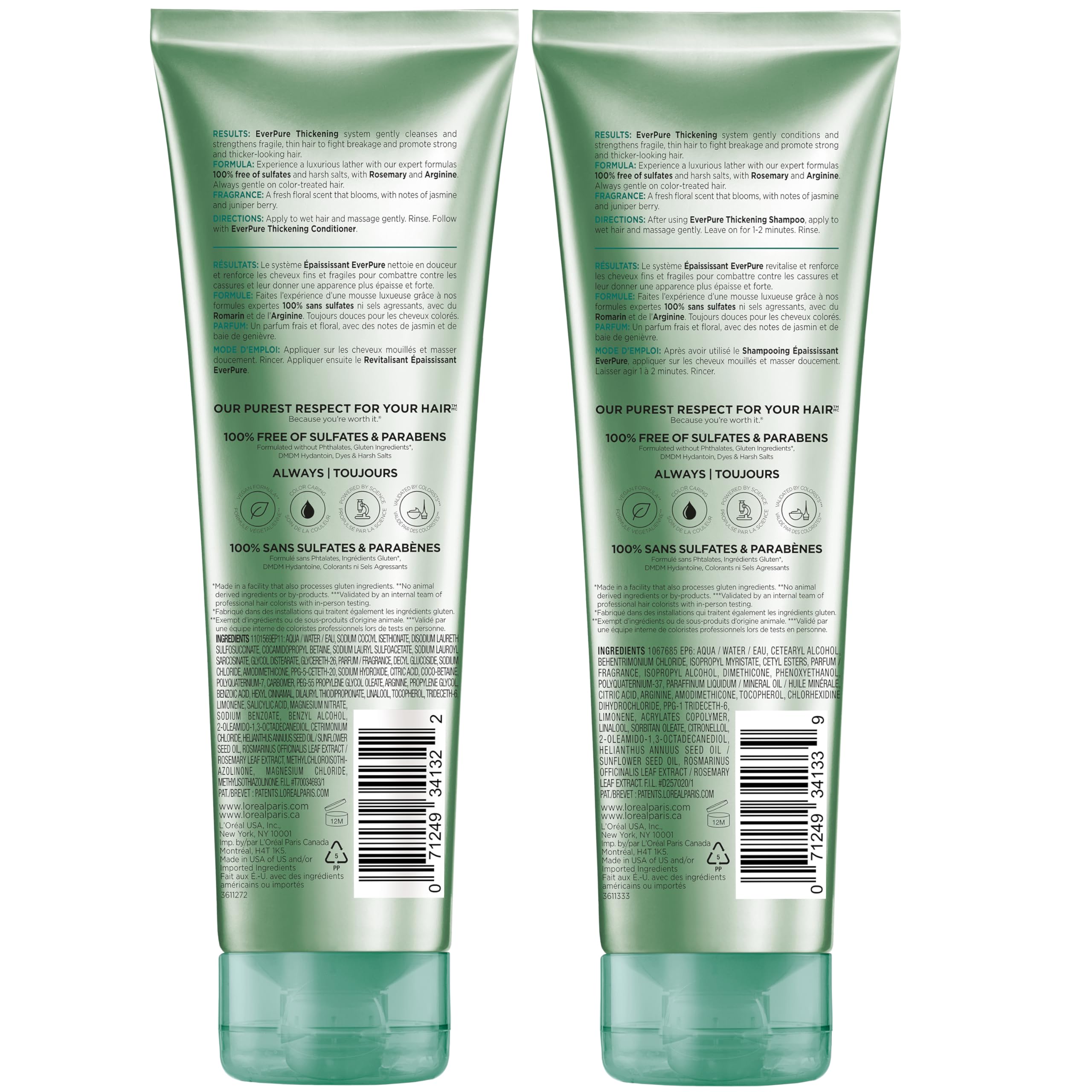 Bathroom shelf with L'Oreal Paris kit conveying daily routine ease