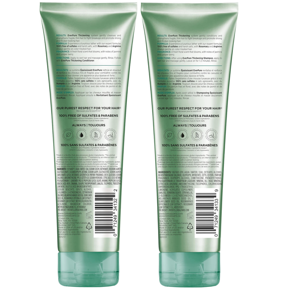 Bathroom shelf with L'Oreal Paris kit conveying daily routine ease