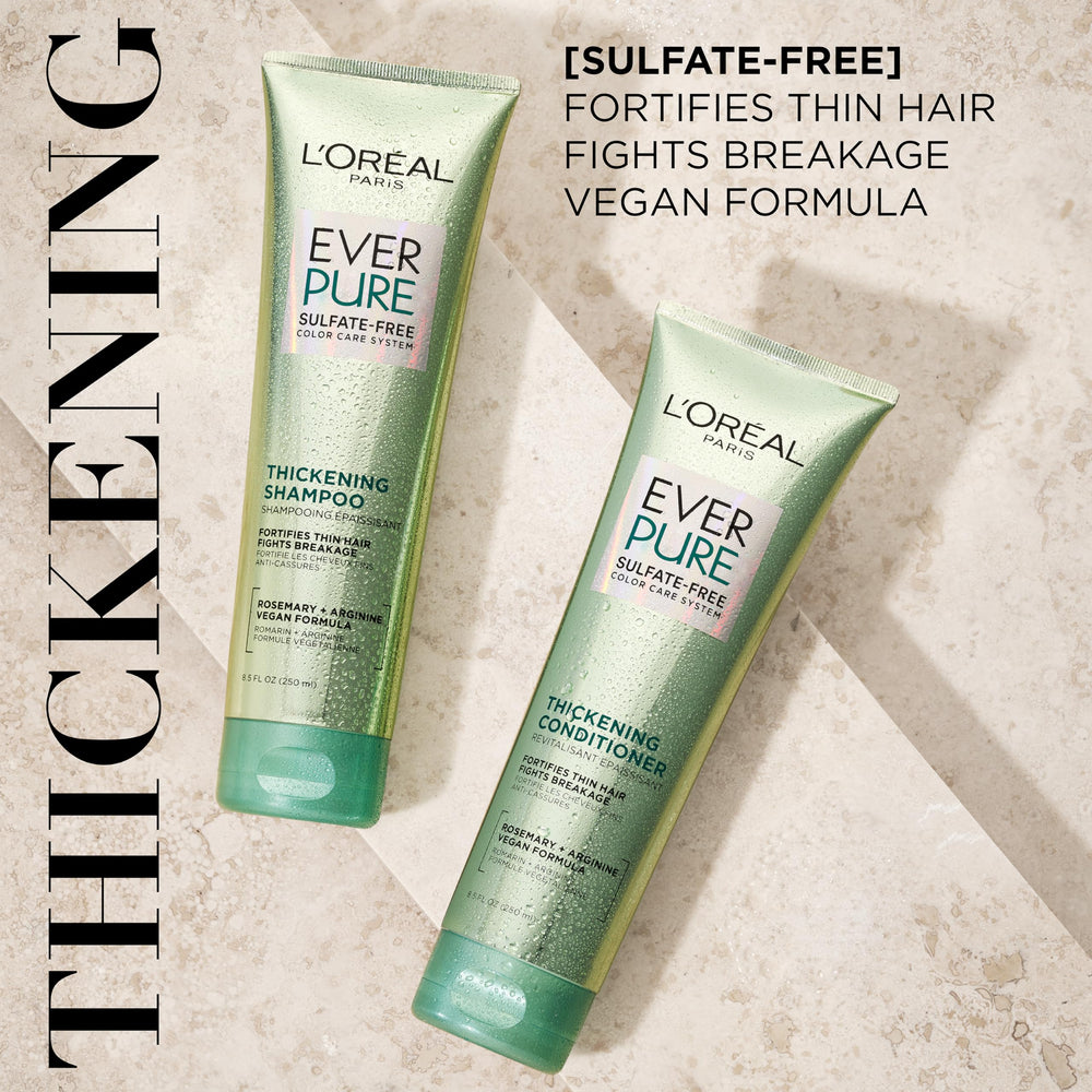 L'Oreal Paris shampoo lather texture showing gentle foam benefit