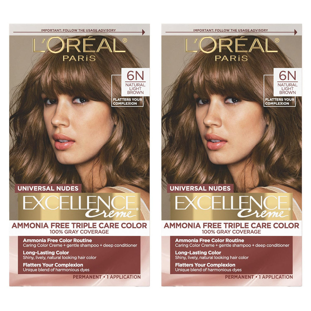 L'Oreal Paris front packaging showing product and shade benefits