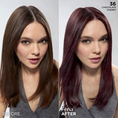 L'Oreal Feria mixed color cream in bowl demonstrating even application benefit