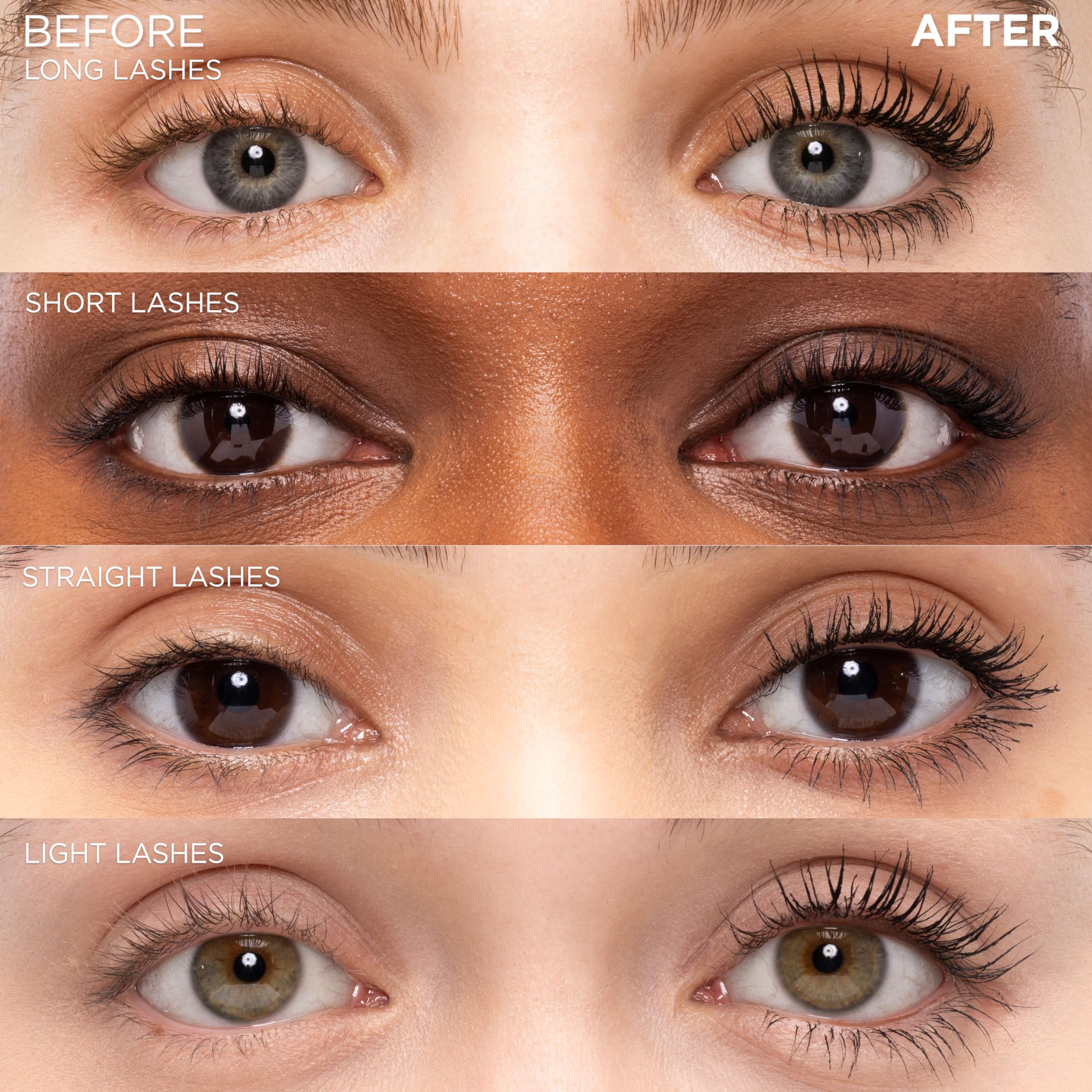 L'Oreal Paris mascara texture swatch on skin showing smooth buildability