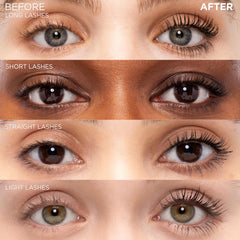 L'Oreal Paris mascara texture swatch on skin showing smooth buildability