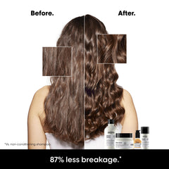 L'Oréal Professionnel texture close-up displaying lightweight cream for smooth application