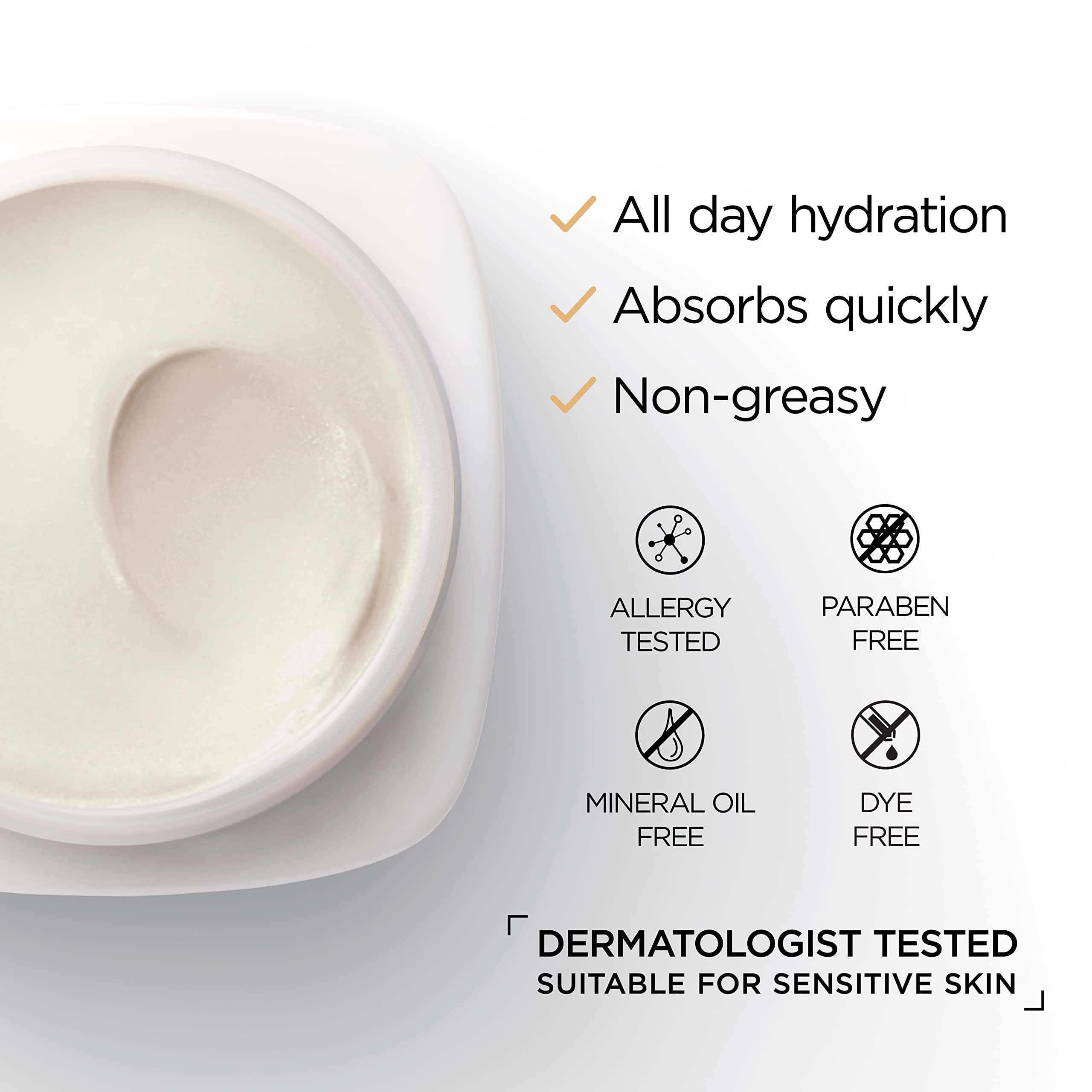 L'Oreal Paris jar among ingredient props illustrating peptide and niacinamide benefit