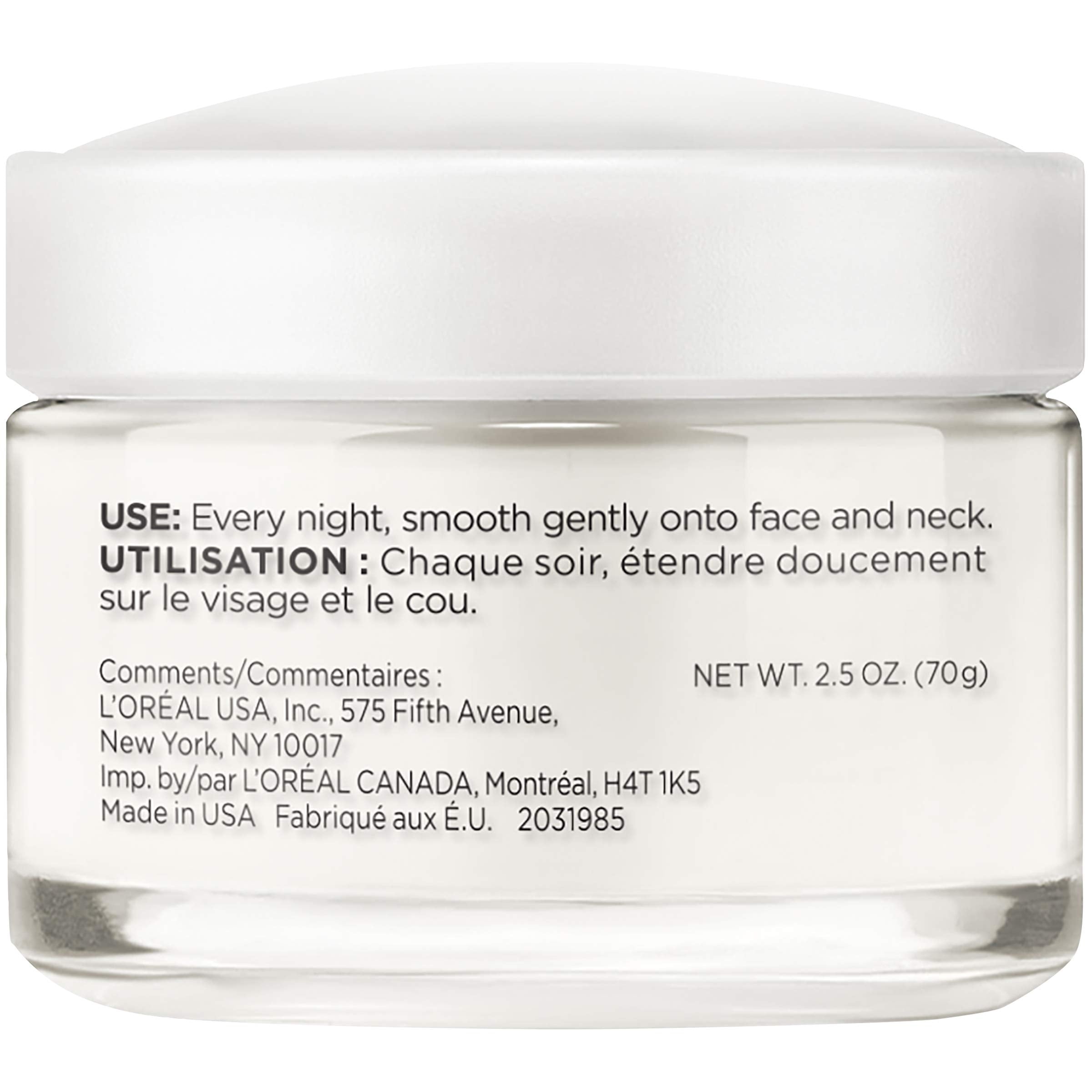 Close-up of creamy texture demonstrating L'Oreal Paris moisture and smooth finish