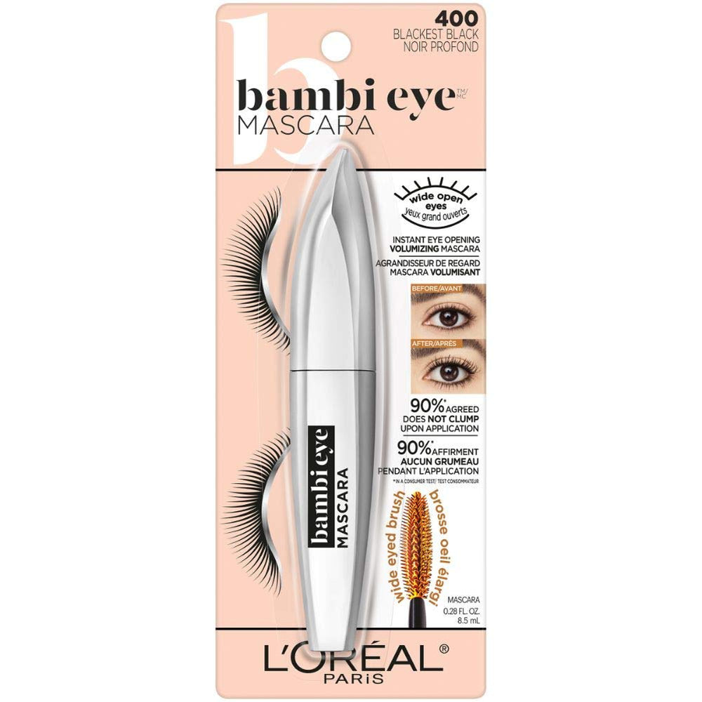 L'Oreal Paris wand closeup demonstrating brush shape for precise lift and separation