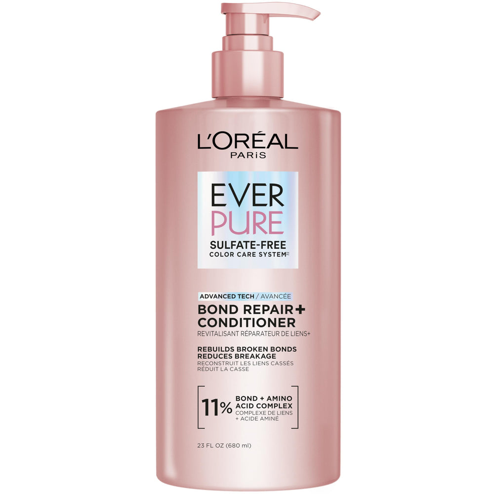 L'Oreal Paris front packaging showing conditioner and benefits