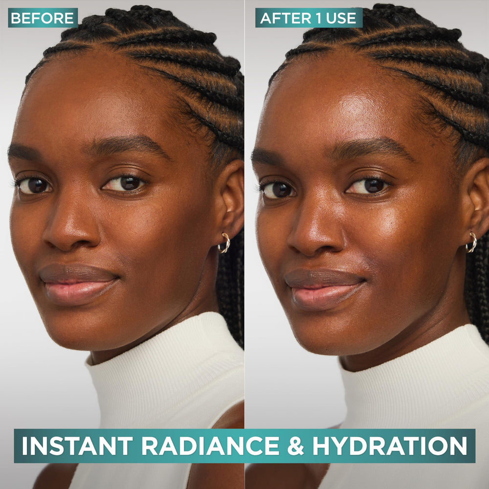 L'Oreal Paris moisturizer in hand illustrating lightweight feel