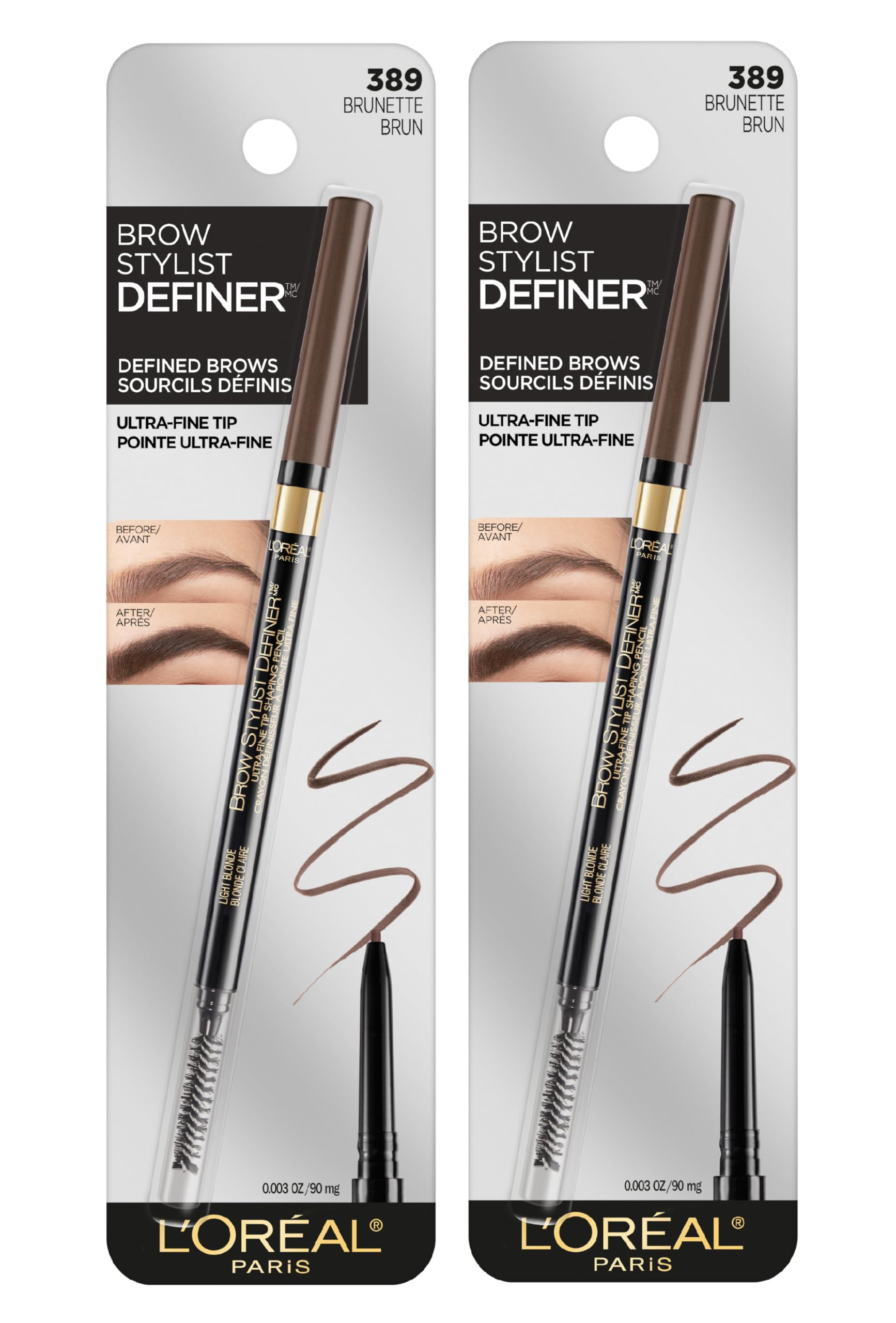 L'Oreal Paris ultra-fine 0.5mm tip detail for precise strokes