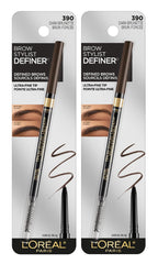 L'Oreal Paris front packaging showing pencil and spoolie for easy identification