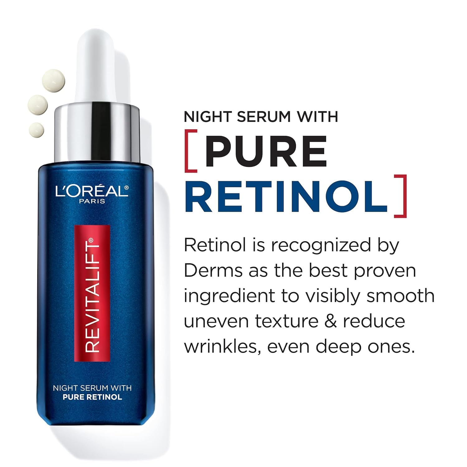 L'Oreal Paris close-up label showing active ingredients and clear formulation