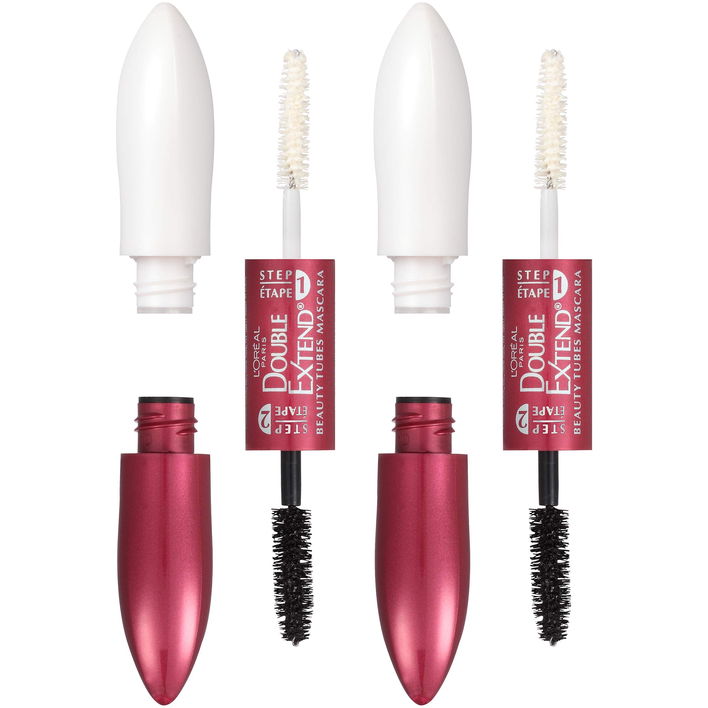 L'Oreal Paris front packaging showing two-pack and benefits