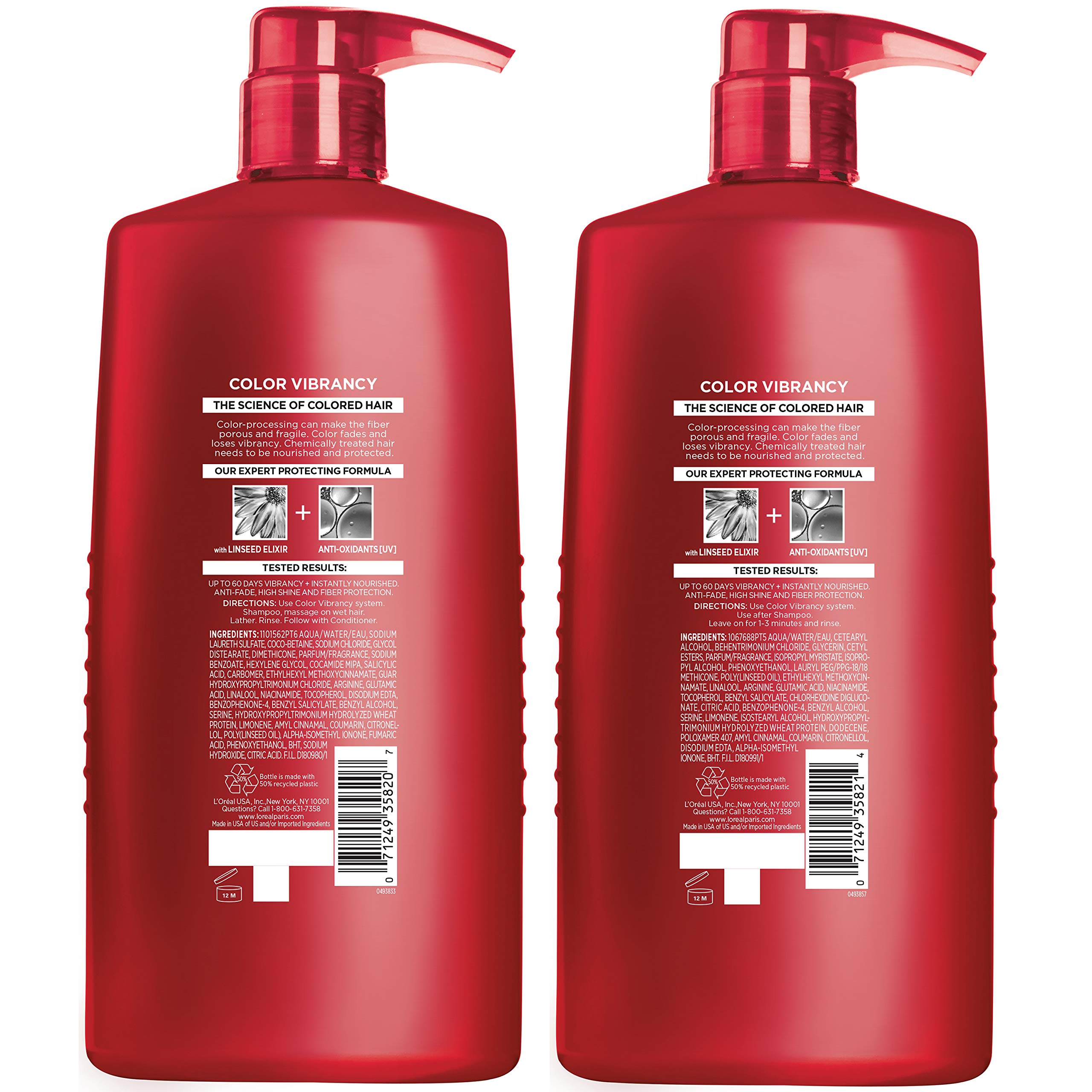 L'Oreal Paris Elvive pump dispensing product for easy control