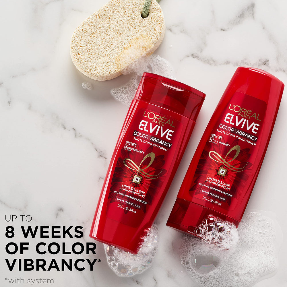 L'Oreal Paris Elvive shampoo lather demonstrating gentle cleansing
