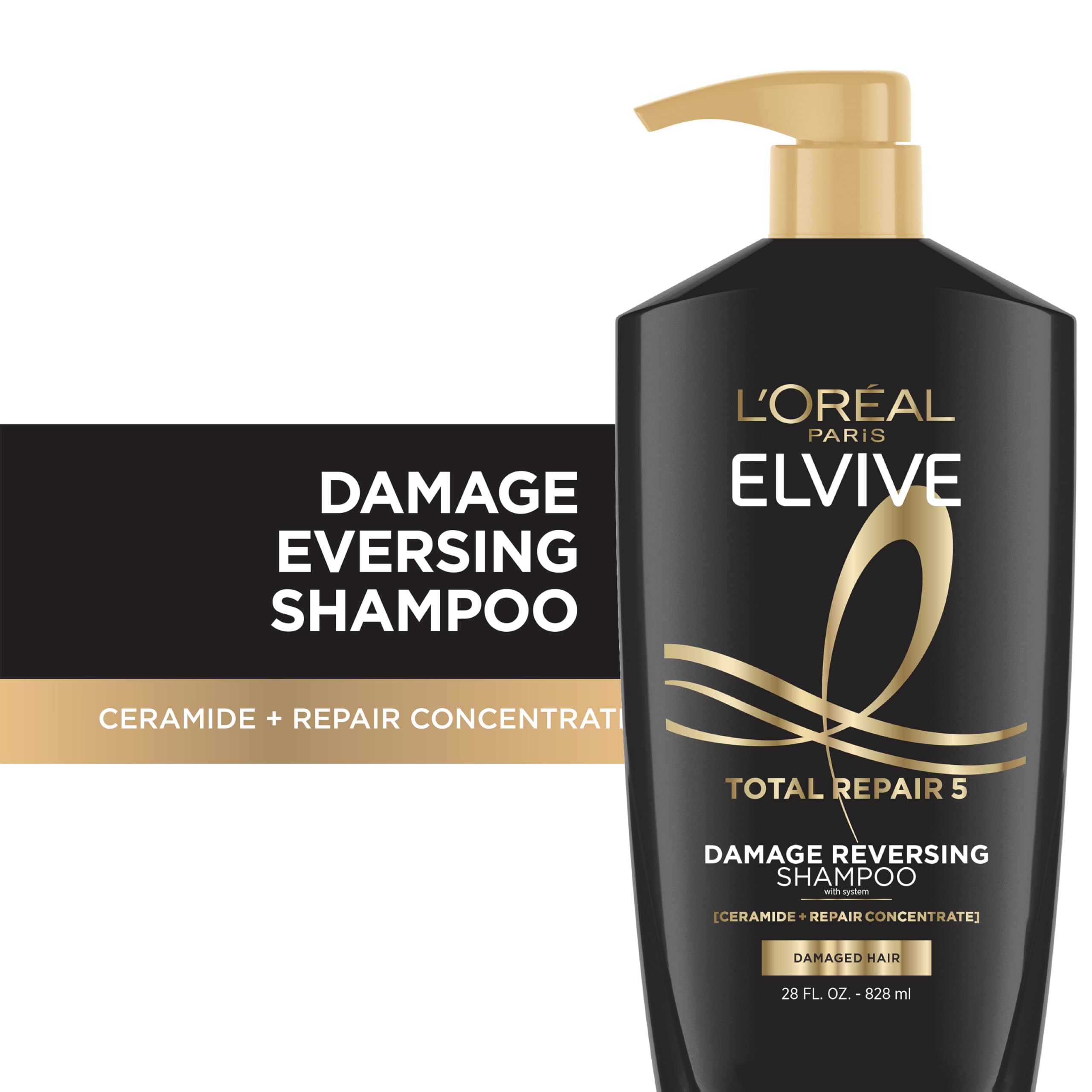 L'Oreal Paris back label close-up highlighting directions and ingredient focus for clear guidance