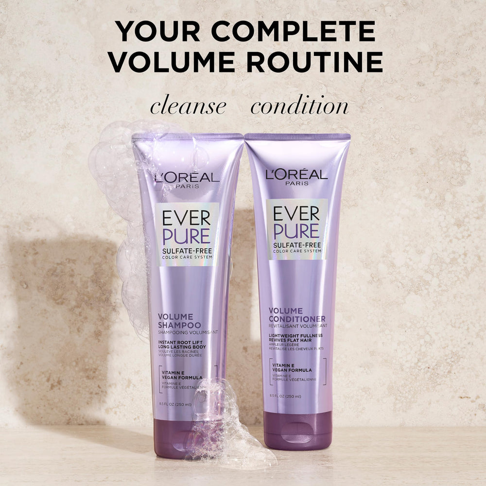 L'Oreal Paris in-shower application showing easy lather and rinse
