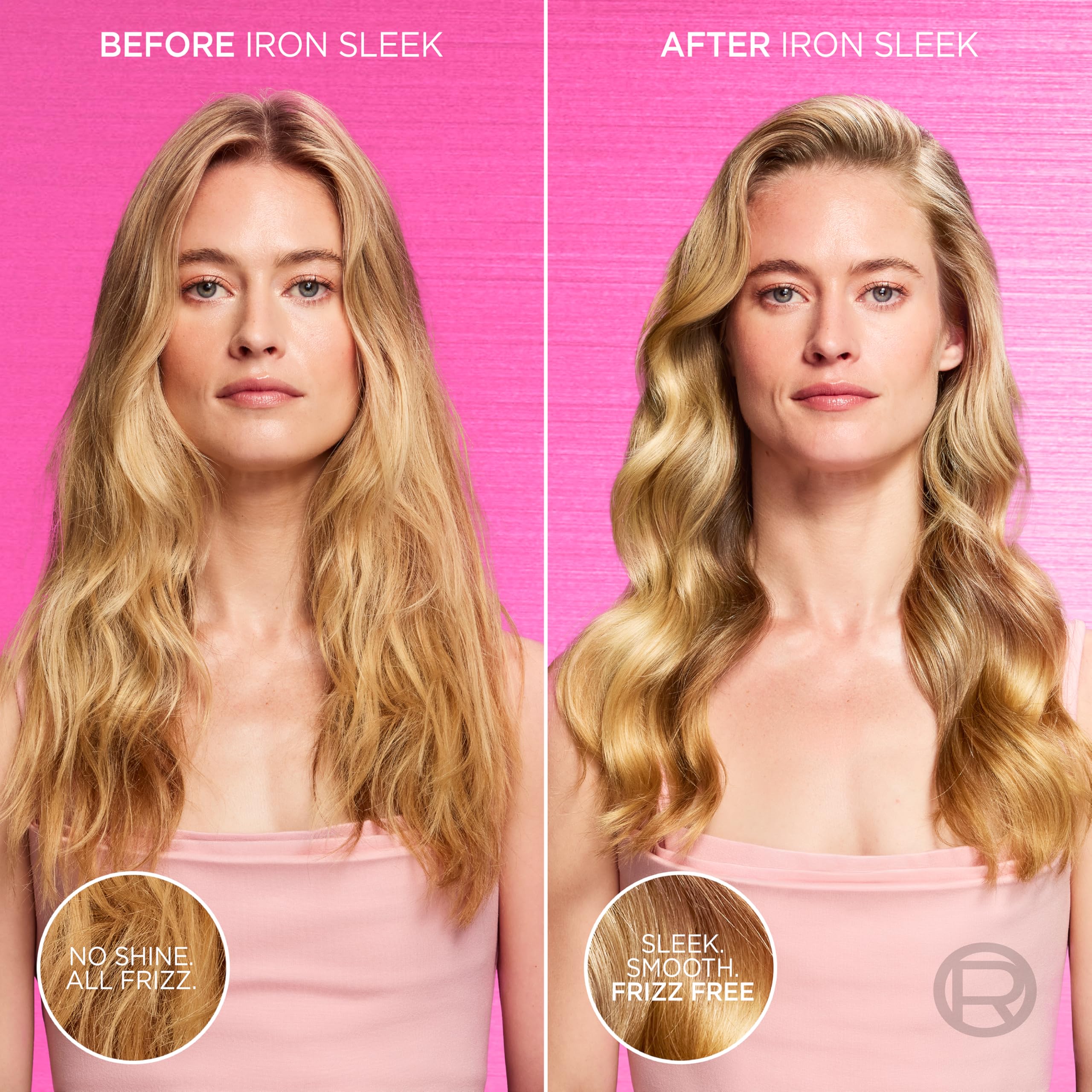 L'Oreal Paris label and ingredients panel highlighting color-safe, vegan formula