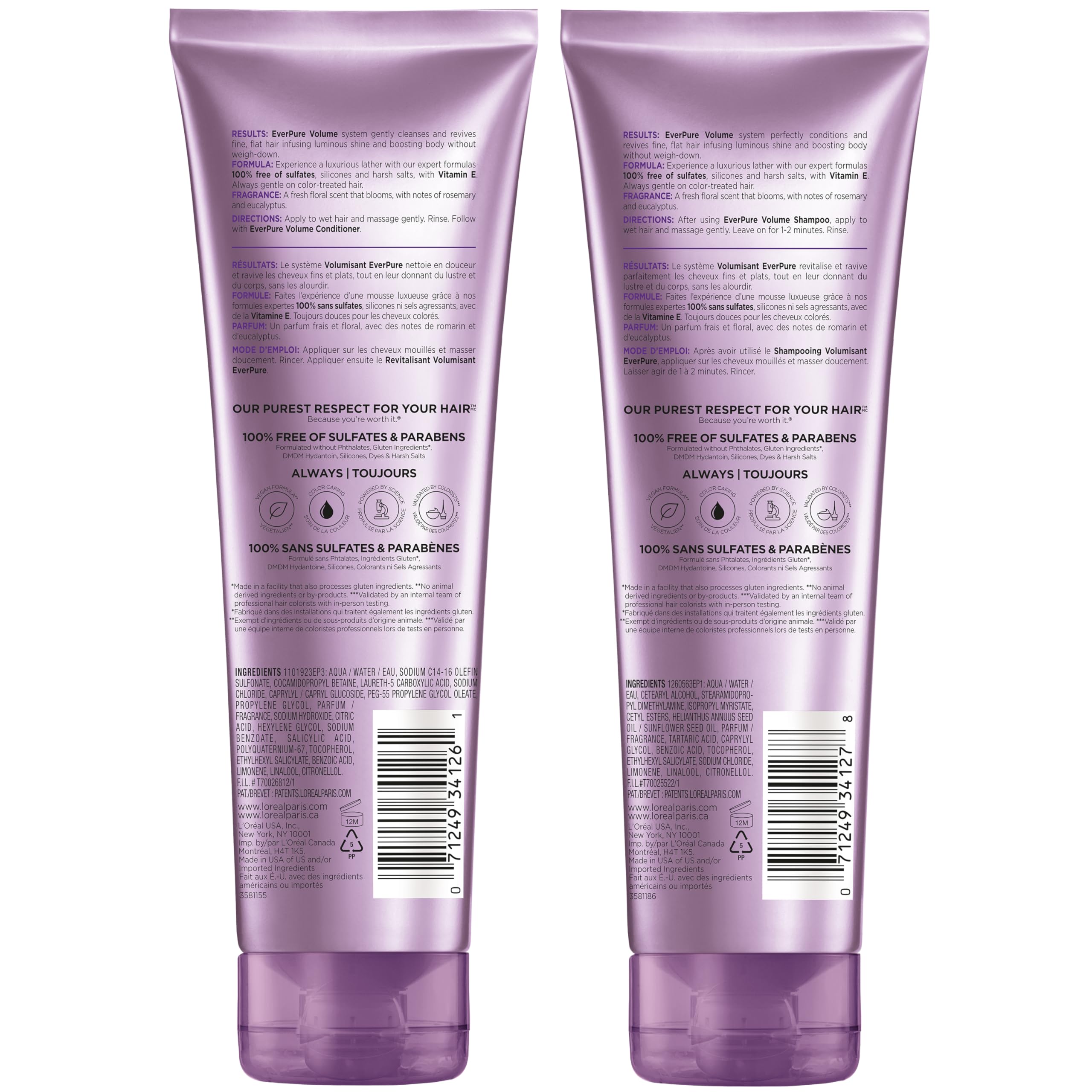 L'Oreal Paris bathroom vanity scene suggesting everyday color care