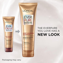 L'Oreal Paris EverPure pump and cap detail for easy dispensing