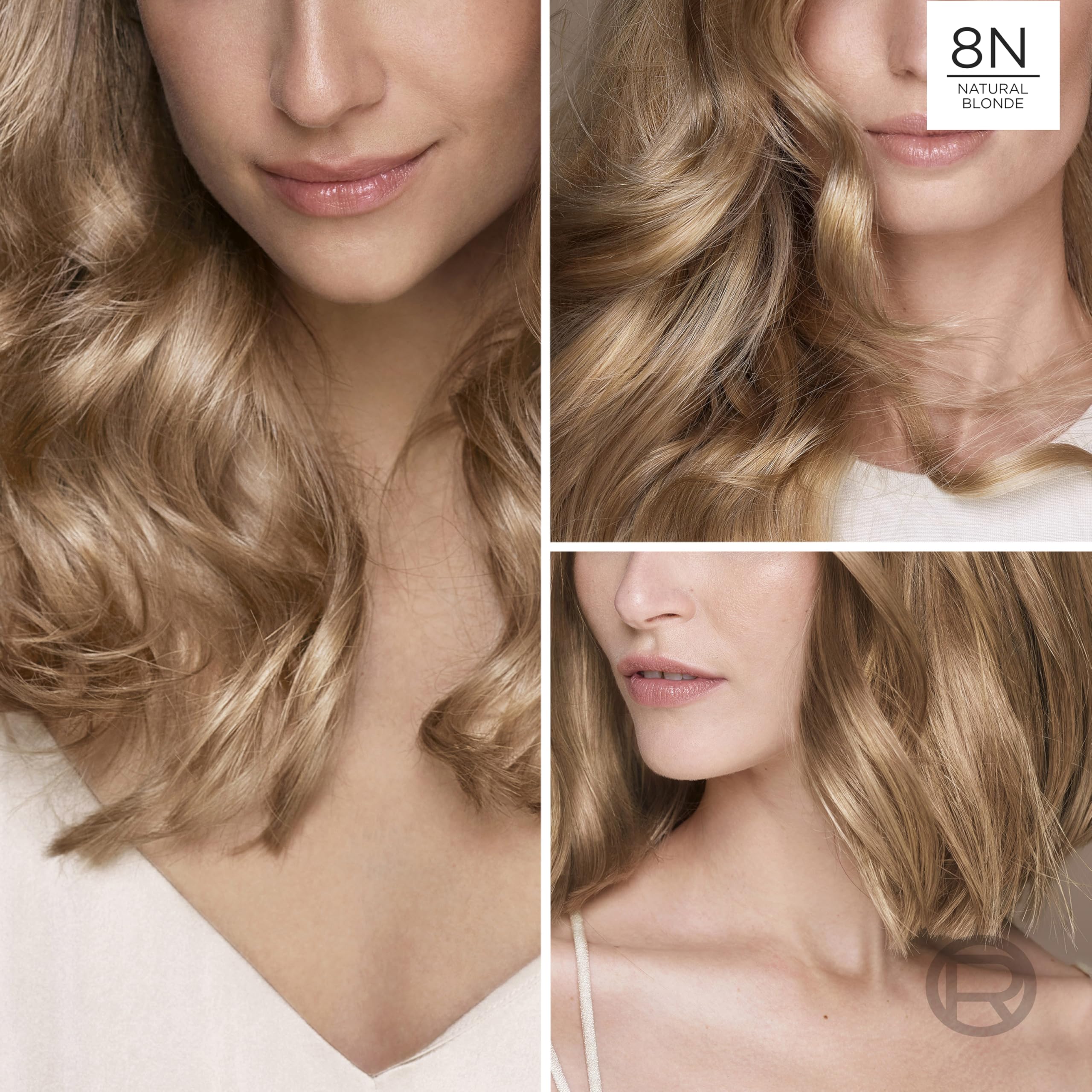 L'Oreal Paris complete kit contents laid out for an easy step-by-step routine