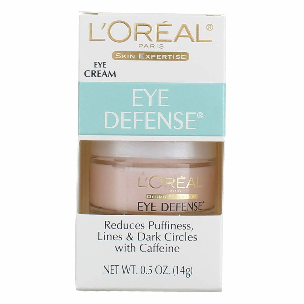 L'Oreal Paris applying gel under eye demonstrating smooth base for makeup