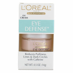 L'Oreal Paris applying gel under eye demonstrating smooth base for makeup