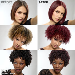 L'Oreal Paris Feria R57 color cream texture highlighting smooth mixability
