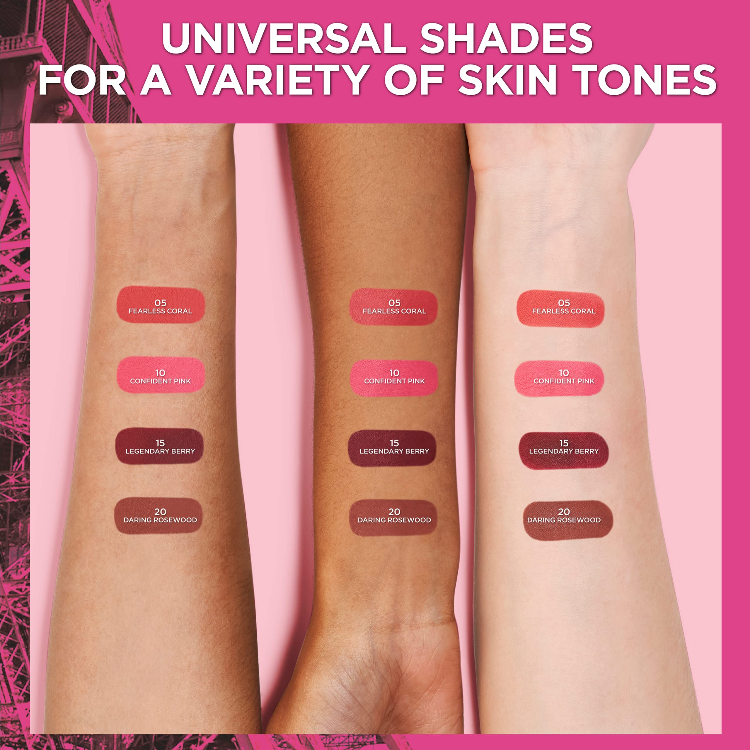 L'Oreal Paris model wearing blush for natural long-lasting cheek color
