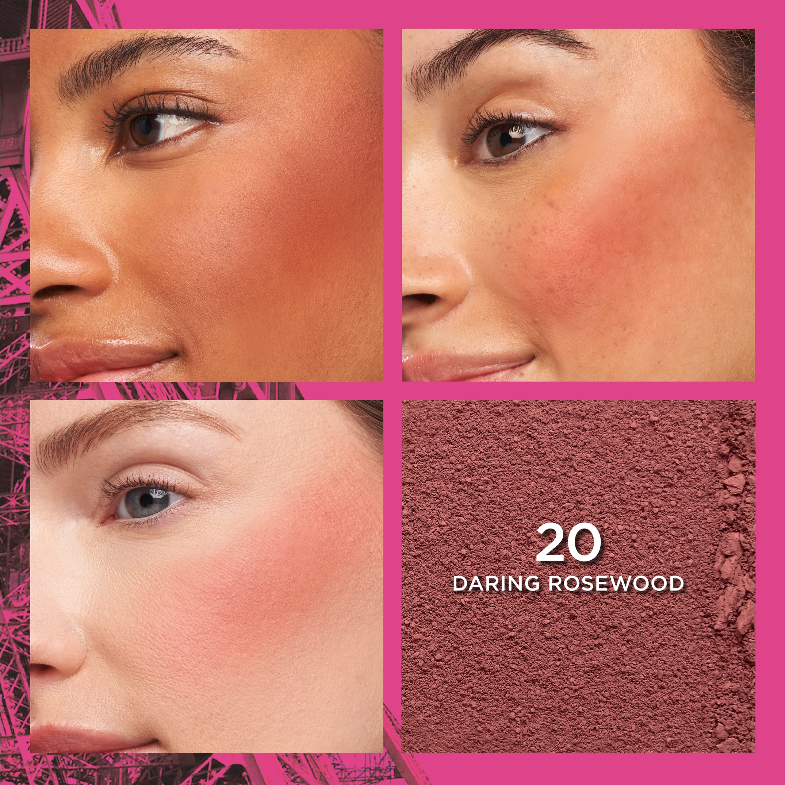 L'Oreal Paris close-up of pressed powder texture for smooth blending