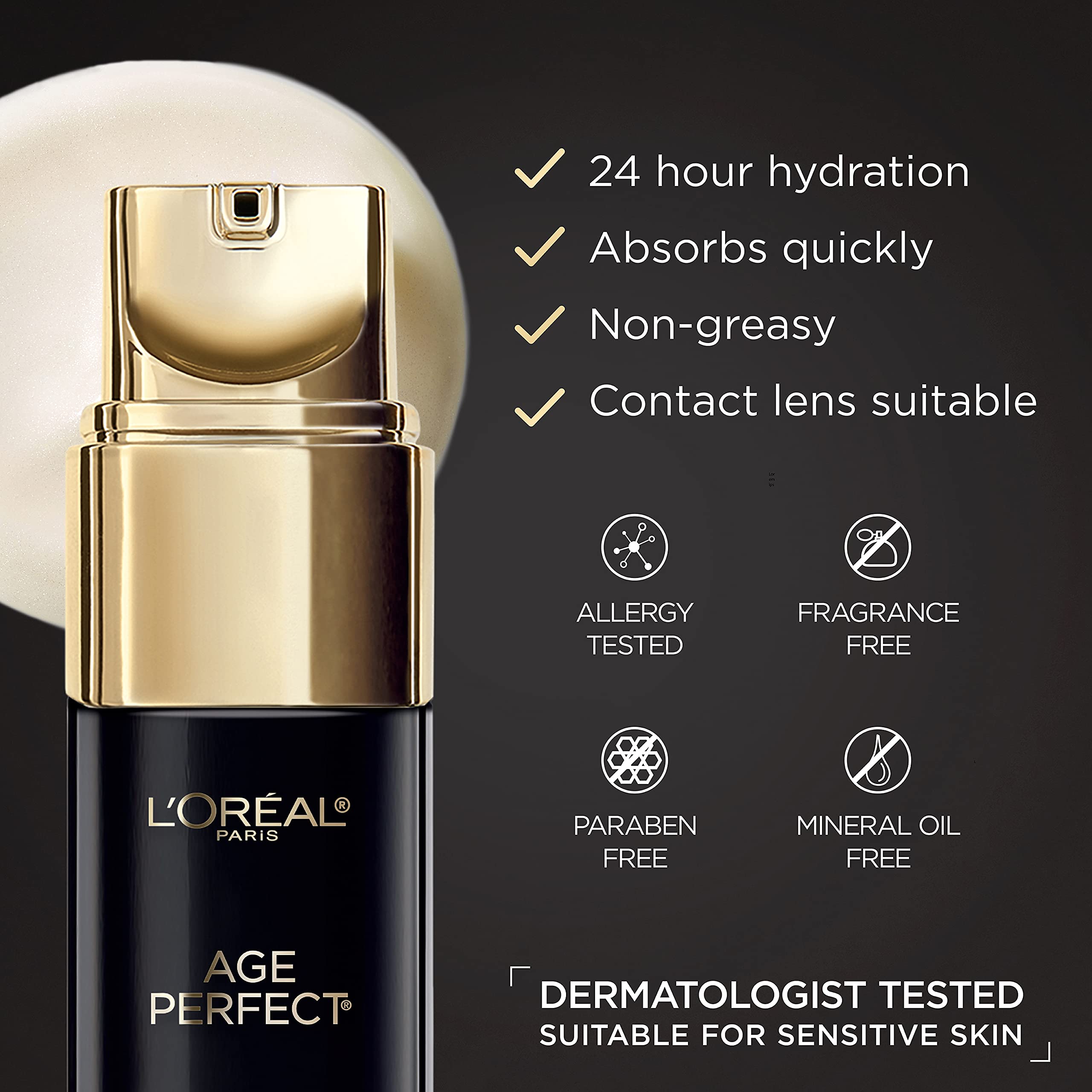 Close-up of L'Oreal Paris Antioxidant Recovery Complex ingredient benefit